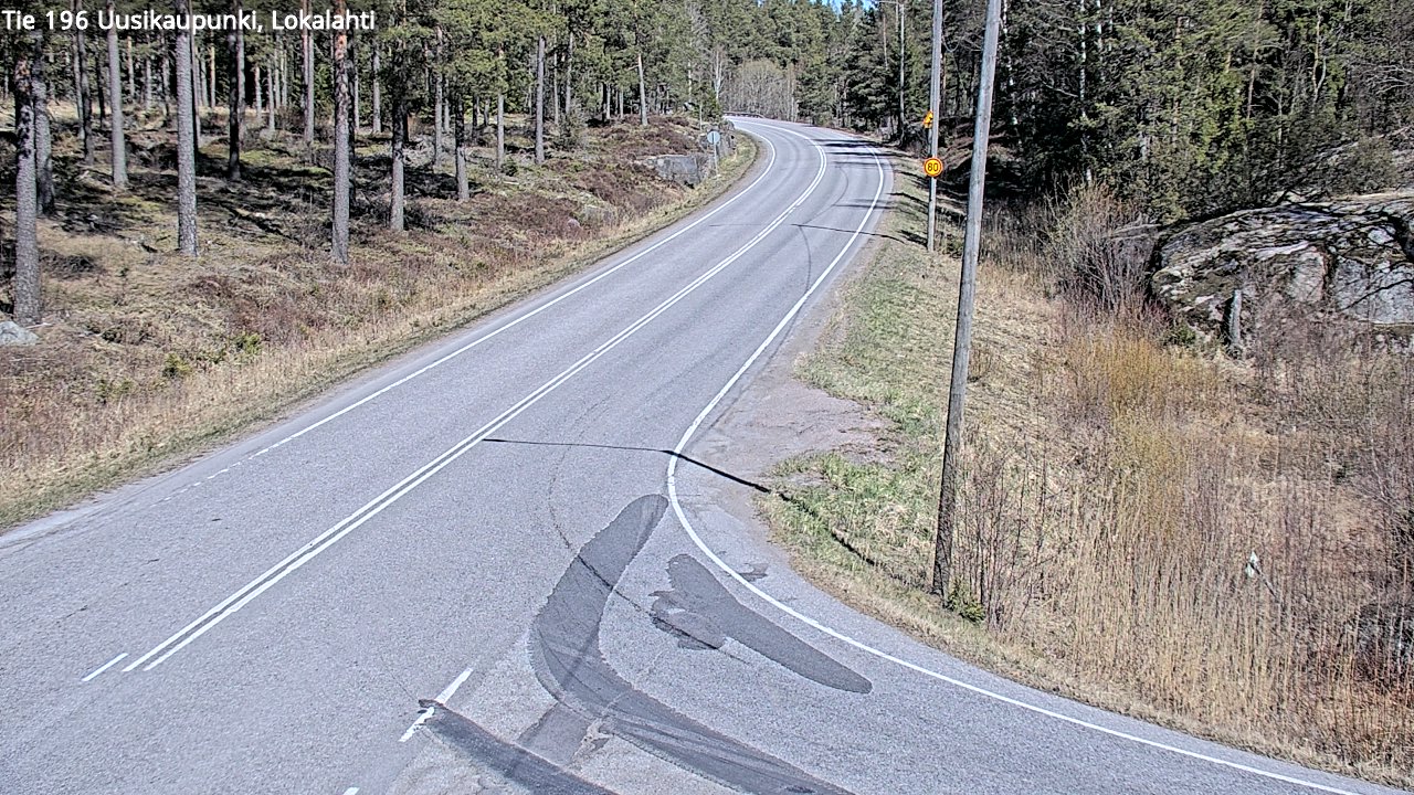 Weather Camera Image Väg 196 Nystad, Lokalax, Uusikaupunki, Varsinais-Suomi