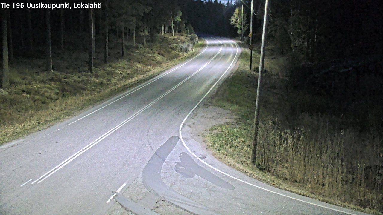 Weather Camera Image Väg 196 Nystad, Lokalax, Uusikaupunki, Varsinais-Suomi