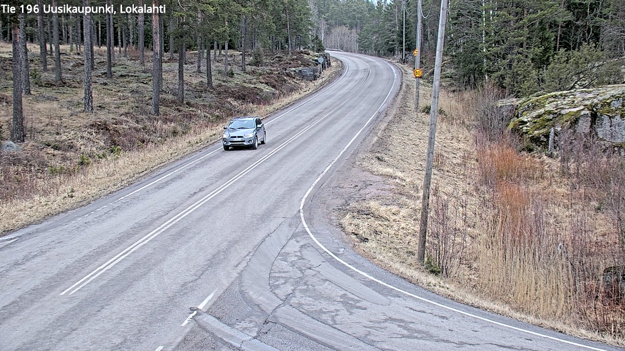 Kelikamerat Kuva Tie 196 Uusikaupunki, Lokalahti, Uusikaupunki, Varsinais-Suomi