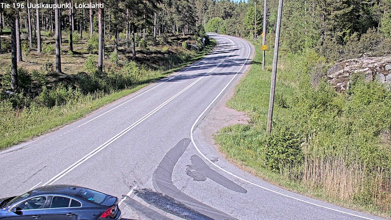 Kelikamerat Kuva Tie 196 Uusikaupunki, Lokalahti, Uusikaupunki, Varsinais-Suomi