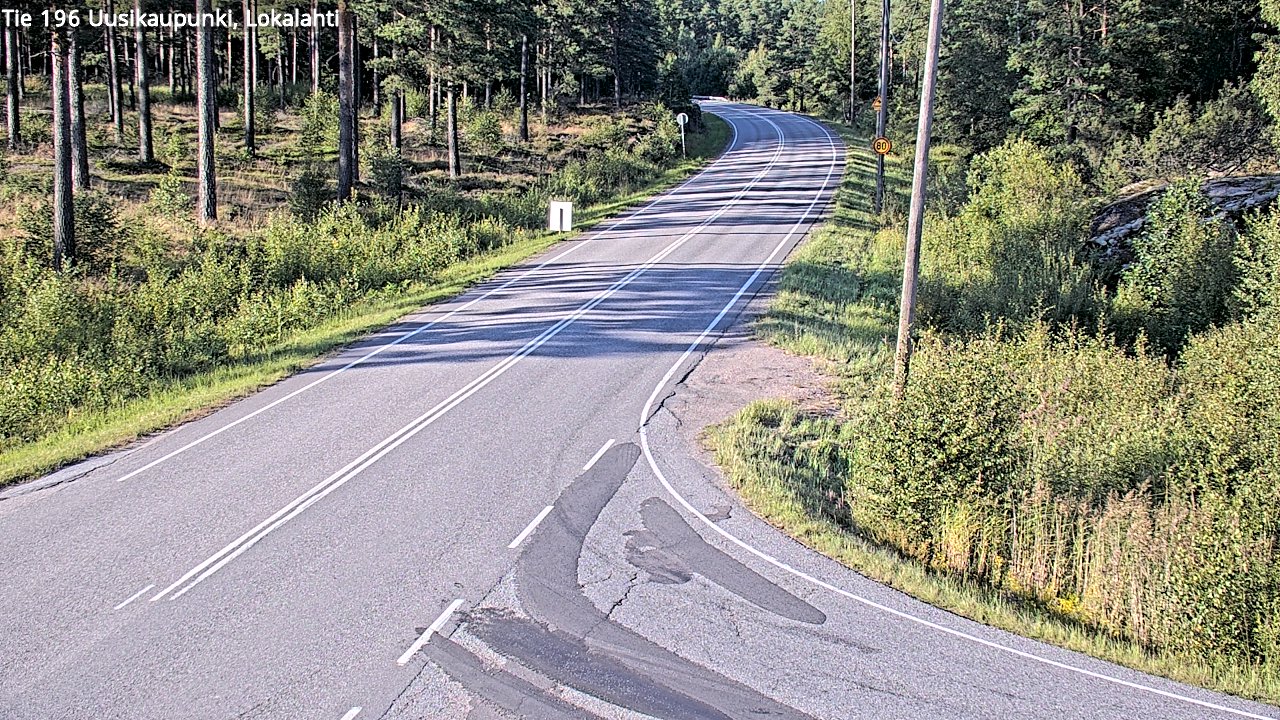Kelikamerat Kuva Tie 196 Uusikaupunki, Lokalahti, Uusikaupunki, Varsinais-Suomi
