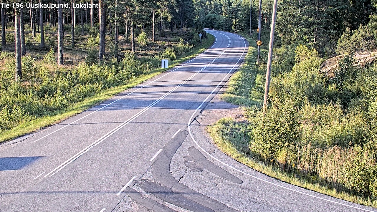 Kelikamerat Kuva Tie 196 Uusikaupunki, Lokalahti, Uusikaupunki, Varsinais-Suomi