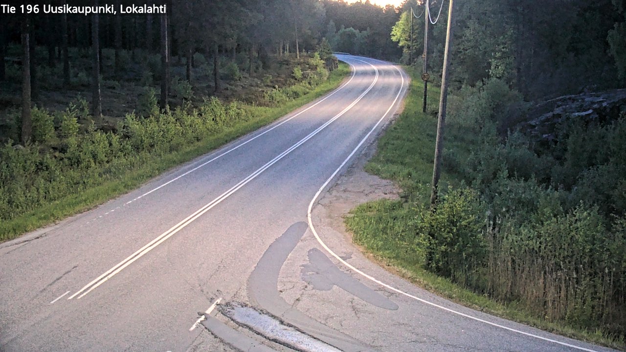 Kelikamerat Kuva Tie 196 Uusikaupunki, Lokalahti, Uusikaupunki, Varsinais-Suomi