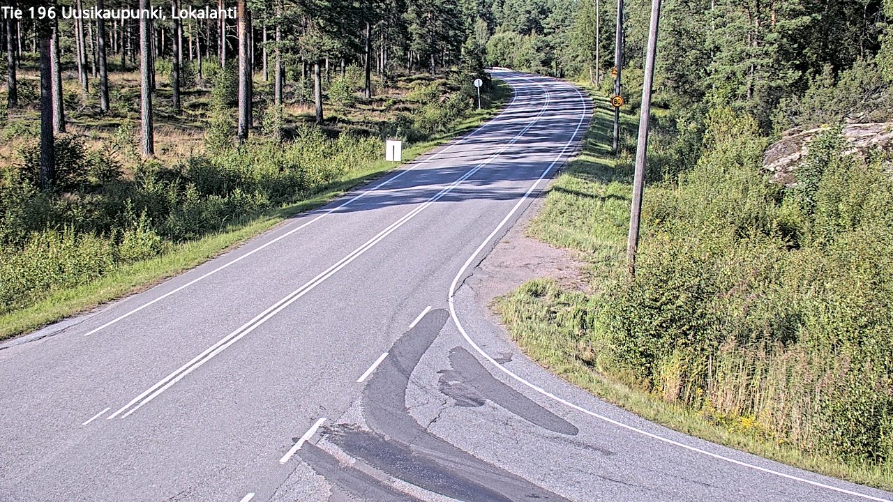 Kelikamerat Kuva Tie 196 Uusikaupunki, Lokalahti, Uusikaupunki, Varsinais-Suomi