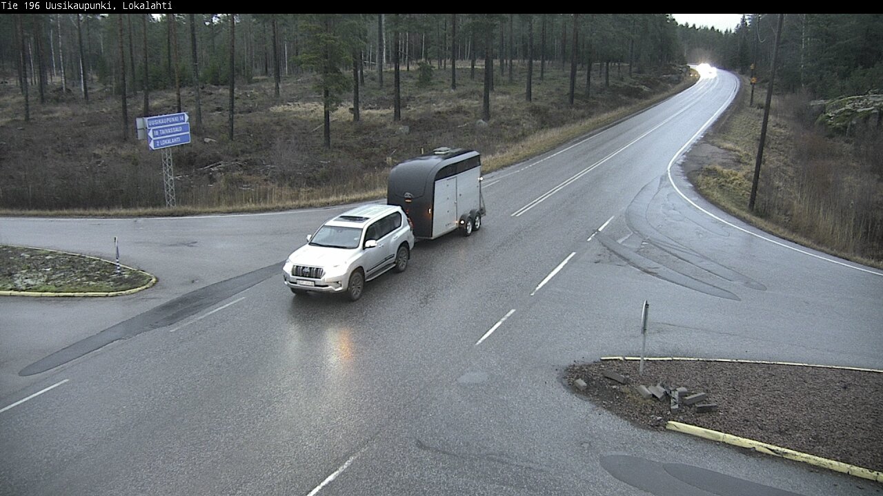 Weather Camera Image Väg 196 Nystad, Lokalax, Uusikaupunki, Varsinais-Suomi