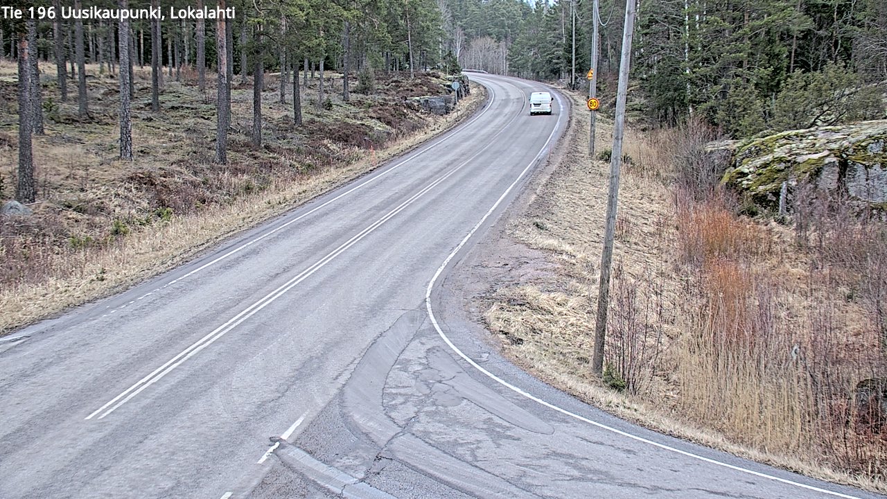 Kelikamerat Kuva Tie 196 Uusikaupunki, Lokalahti, Uusikaupunki, Varsinais-Suomi