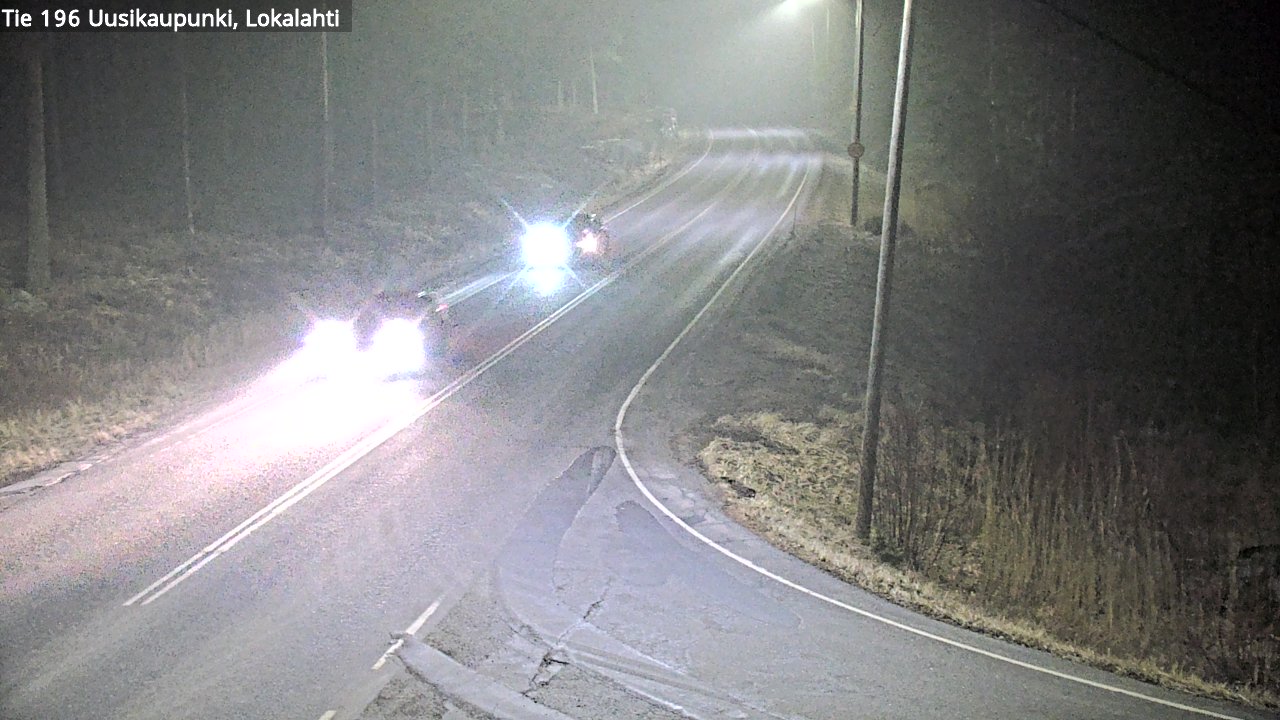 Weather Camera Image Väg 196 Nystad, Lokalax, Uusikaupunki, Varsinais-Suomi