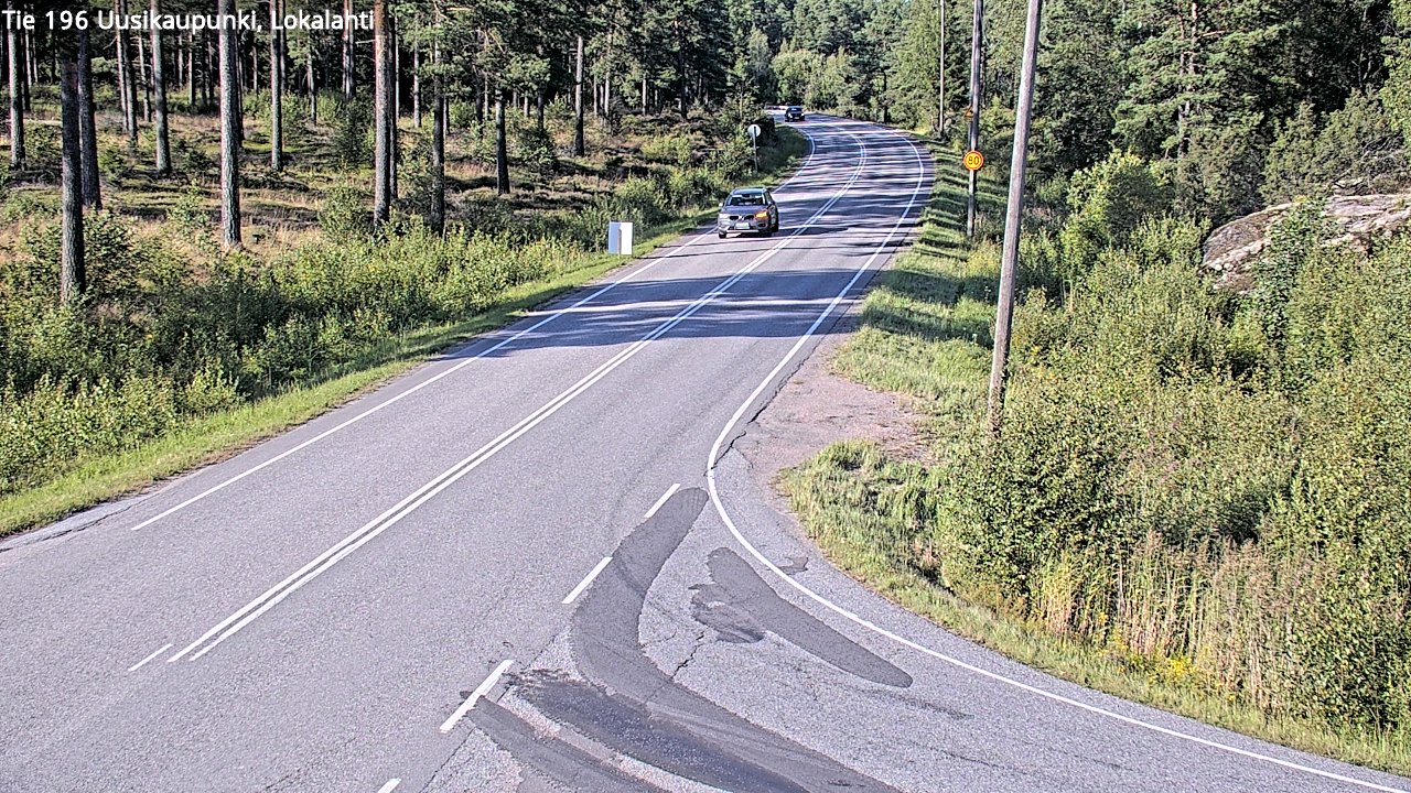Kelikamerat Kuva Tie 196 Uusikaupunki, Lokalahti, Uusikaupunki, Varsinais-Suomi