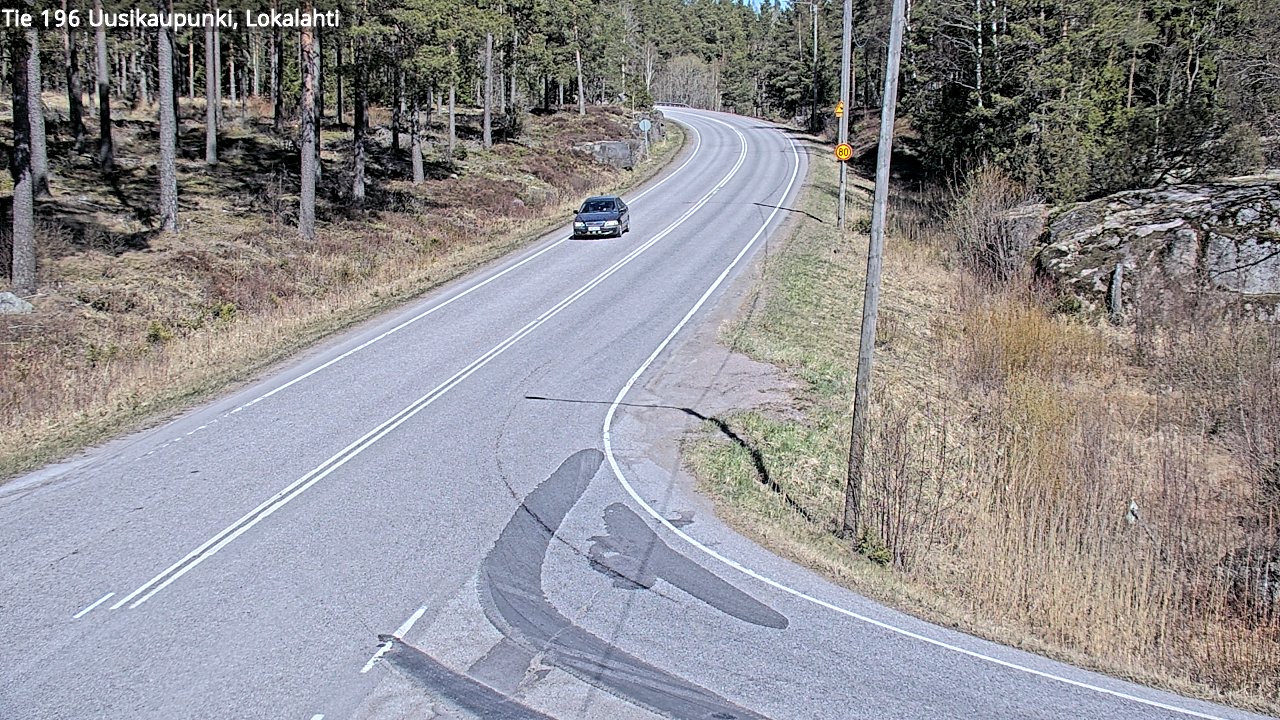 Weather Camera Image Väg 196 Nystad, Lokalax, Uusikaupunki, Varsinais-Suomi