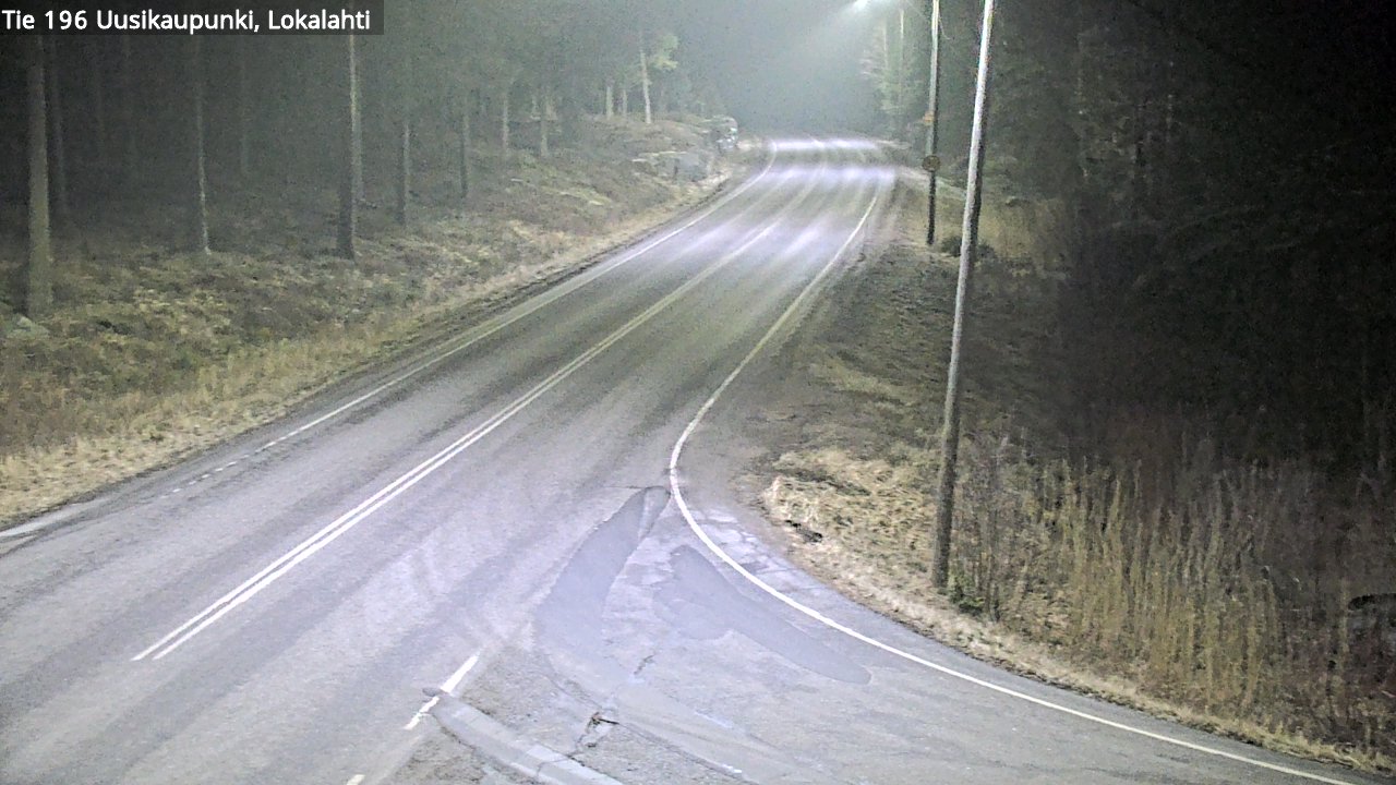 Weather Camera Image Väg 196 Nystad, Lokalax, Uusikaupunki, Varsinais-Suomi
