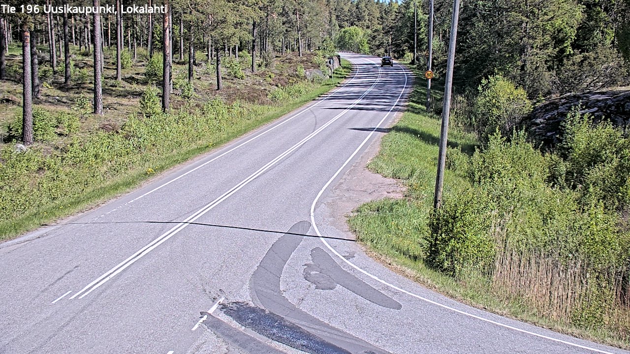 Kelikamerat Kuva Tie 196 Uusikaupunki, Lokalahti, Uusikaupunki, Varsinais-Suomi