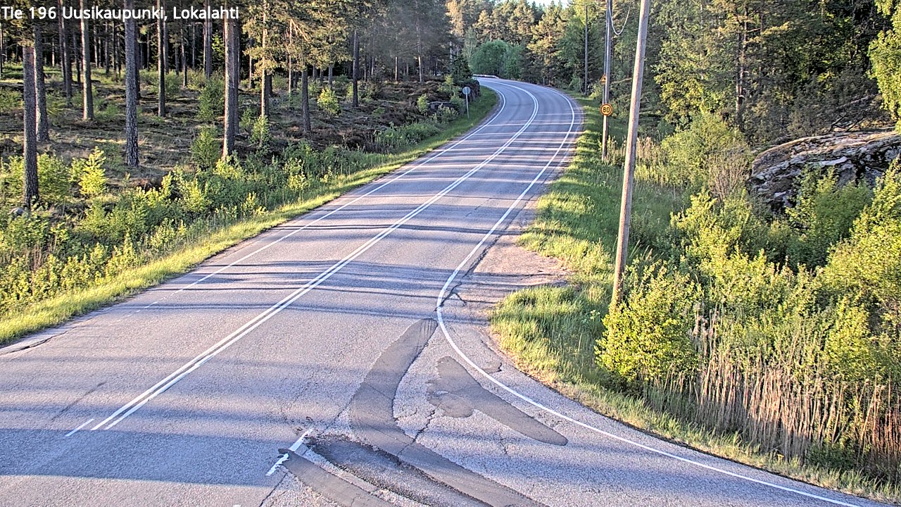 Kelikamerat Kuva Tie 196 Uusikaupunki, Lokalahti, Uusikaupunki, Varsinais-Suomi