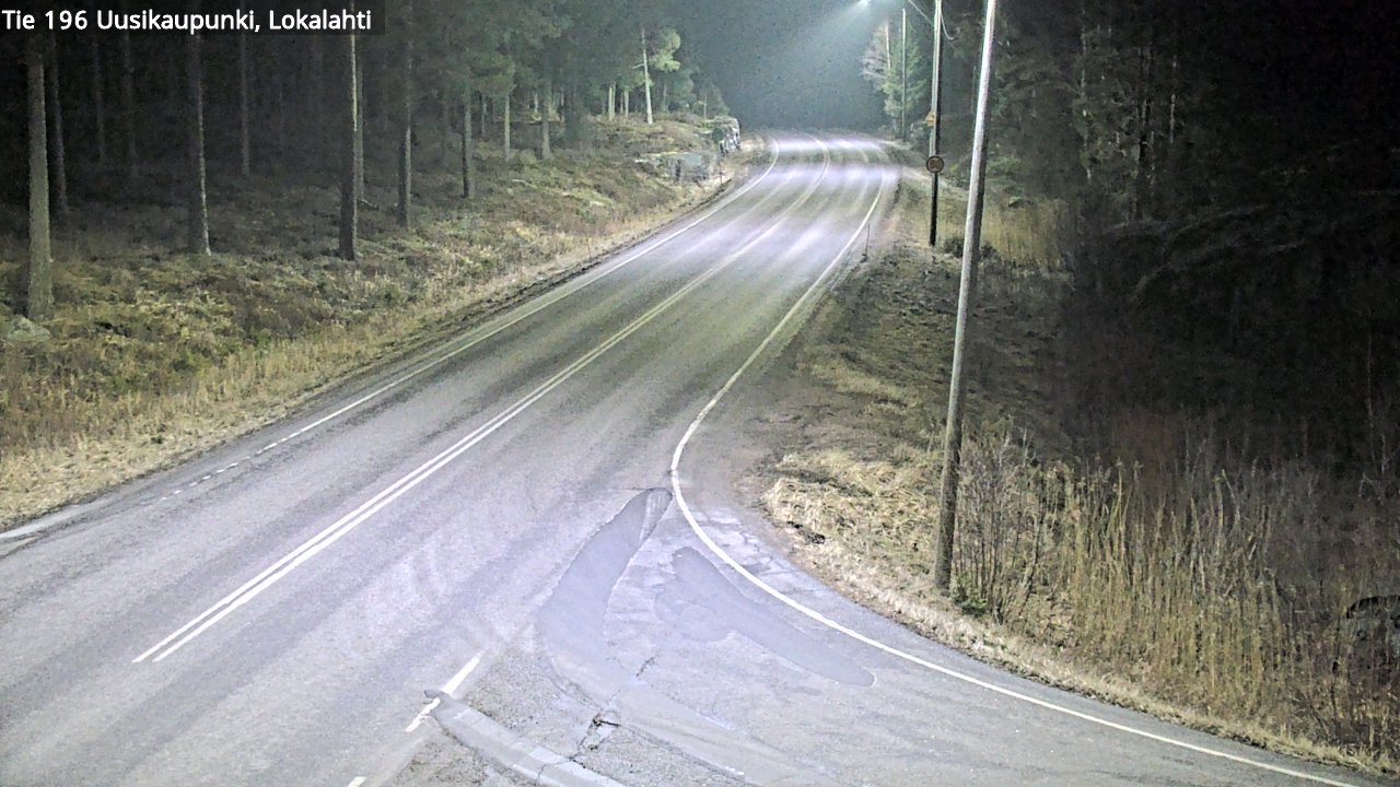 Weather Camera Image Väg 196 Nystad, Lokalax, Uusikaupunki, Varsinais-Suomi