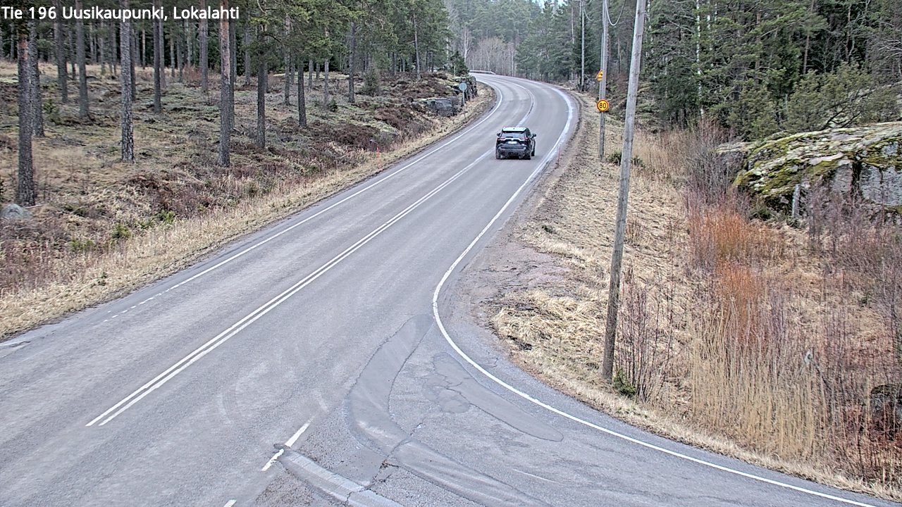 Kelikamerat Kuva Tie 196 Uusikaupunki, Lokalahti, Uusikaupunki, Varsinais-Suomi