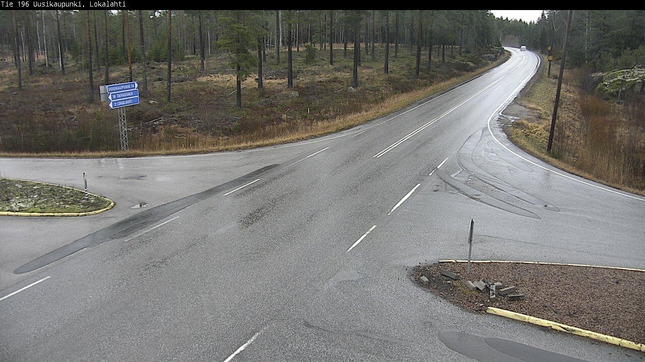 Weather Camera Image Väg 196 Nystad, Lokalax, Uusikaupunki, Varsinais-Suomi
