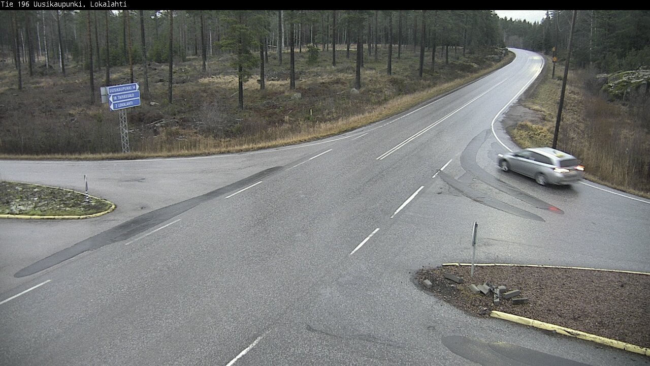 Weather Camera Image Väg 196 Nystad, Lokalax, Uusikaupunki, Varsinais-Suomi