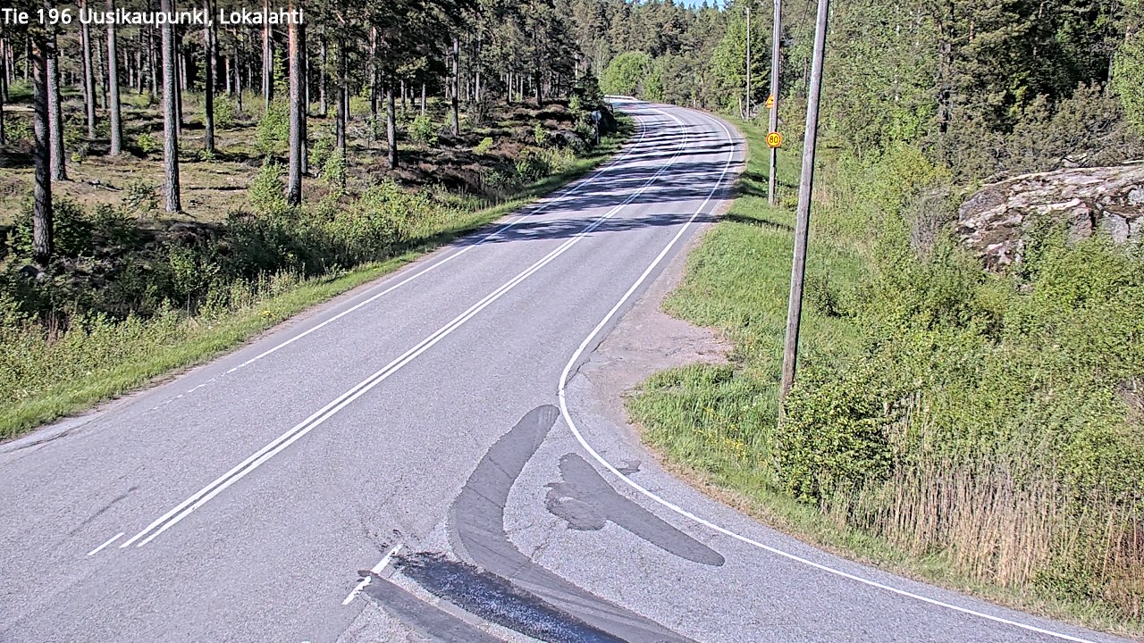 Kelikamerat Kuva Tie 196 Uusikaupunki, Lokalahti, Uusikaupunki, Varsinais-Suomi