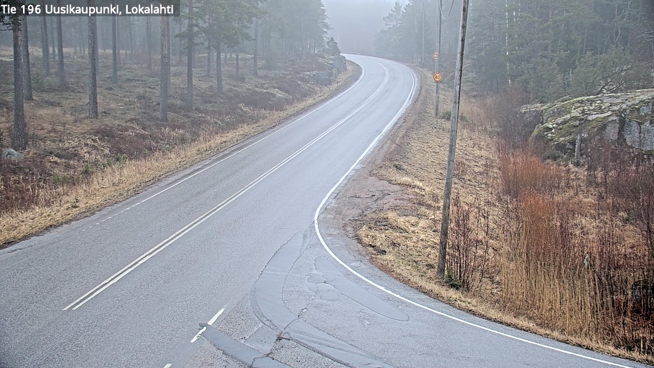 Kelikamerat Kuva Tie 196 Uusikaupunki, Lokalahti, Uusikaupunki, Varsinais-Suomi