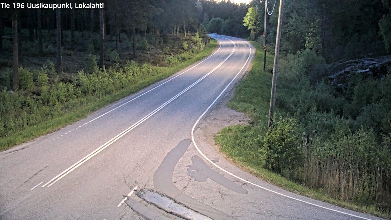 Kelikamerat Kuva Tie 196 Uusikaupunki, Lokalahti, Uusikaupunki, Varsinais-Suomi