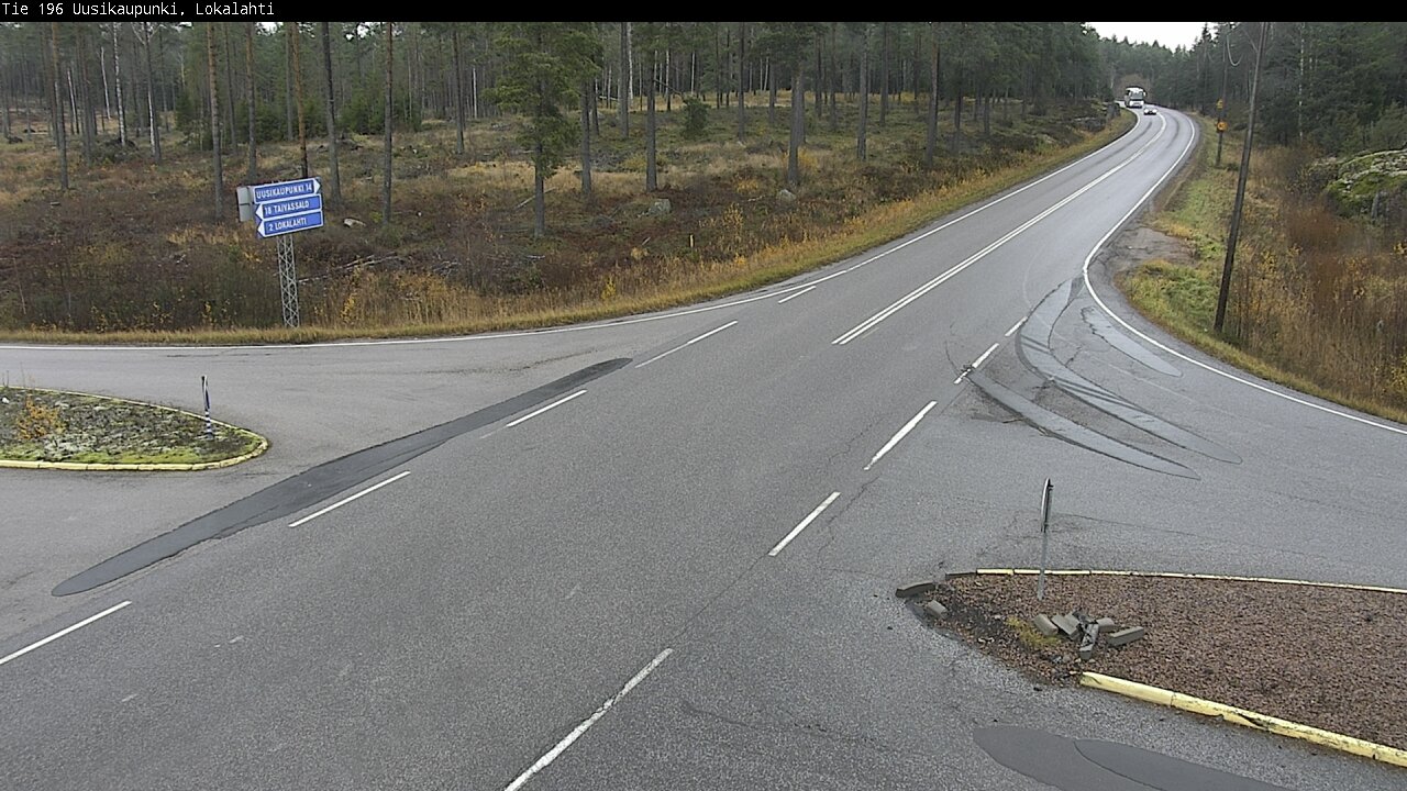 Kelikamerat Kuva Tie 196 Uusikaupunki, Lokalahti, Uusikaupunki, Varsinais-Suomi