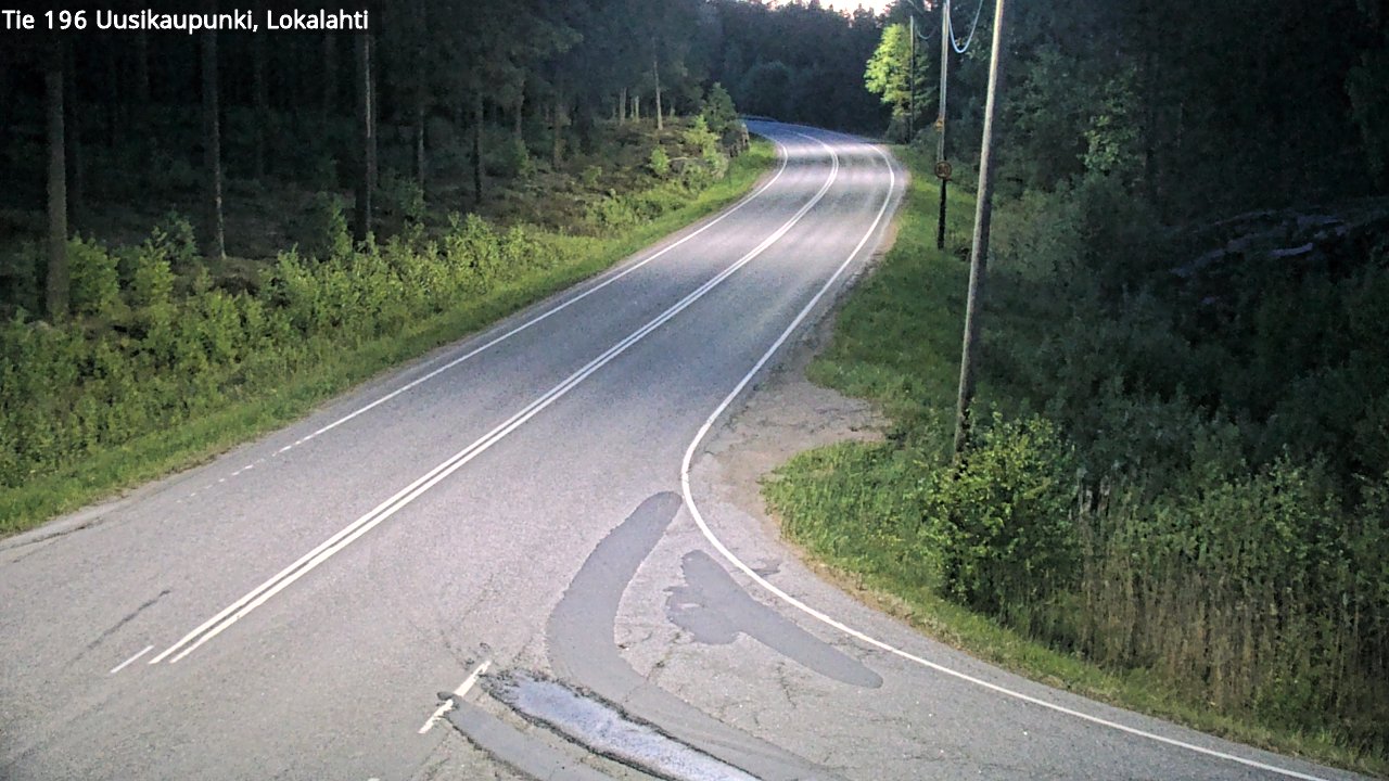 Kelikamerat Kuva Tie 196 Uusikaupunki, Lokalahti, Uusikaupunki, Varsinais-Suomi