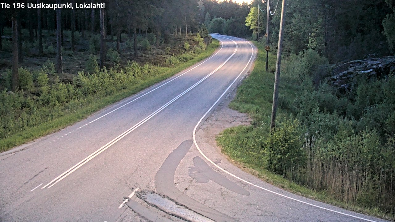Kelikamerat Kuva Tie 196 Uusikaupunki, Lokalahti, Uusikaupunki, Varsinais-Suomi