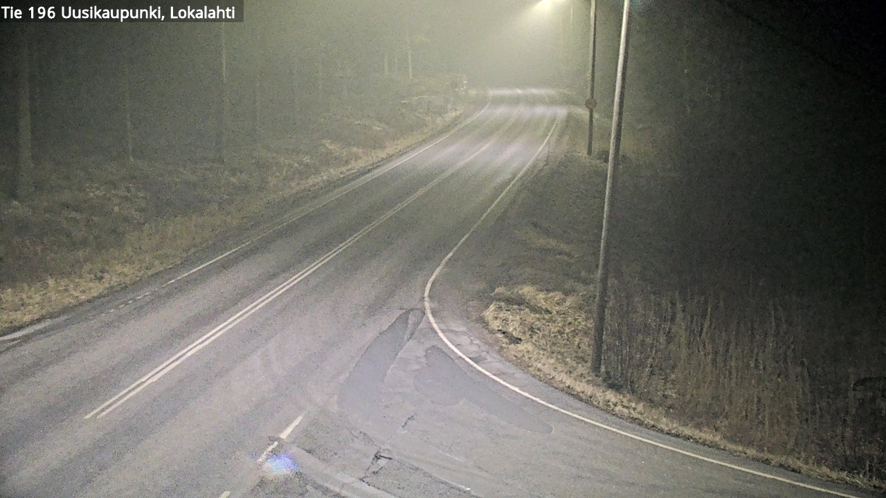 Weather Camera Image Väg 196 Nystad, Lokalax, Uusikaupunki, Varsinais-Suomi