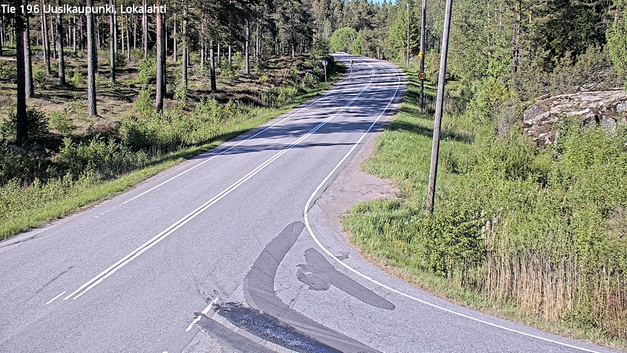 Kelikamerat Kuva Tie 196 Uusikaupunki, Lokalahti, Uusikaupunki, Varsinais-Suomi