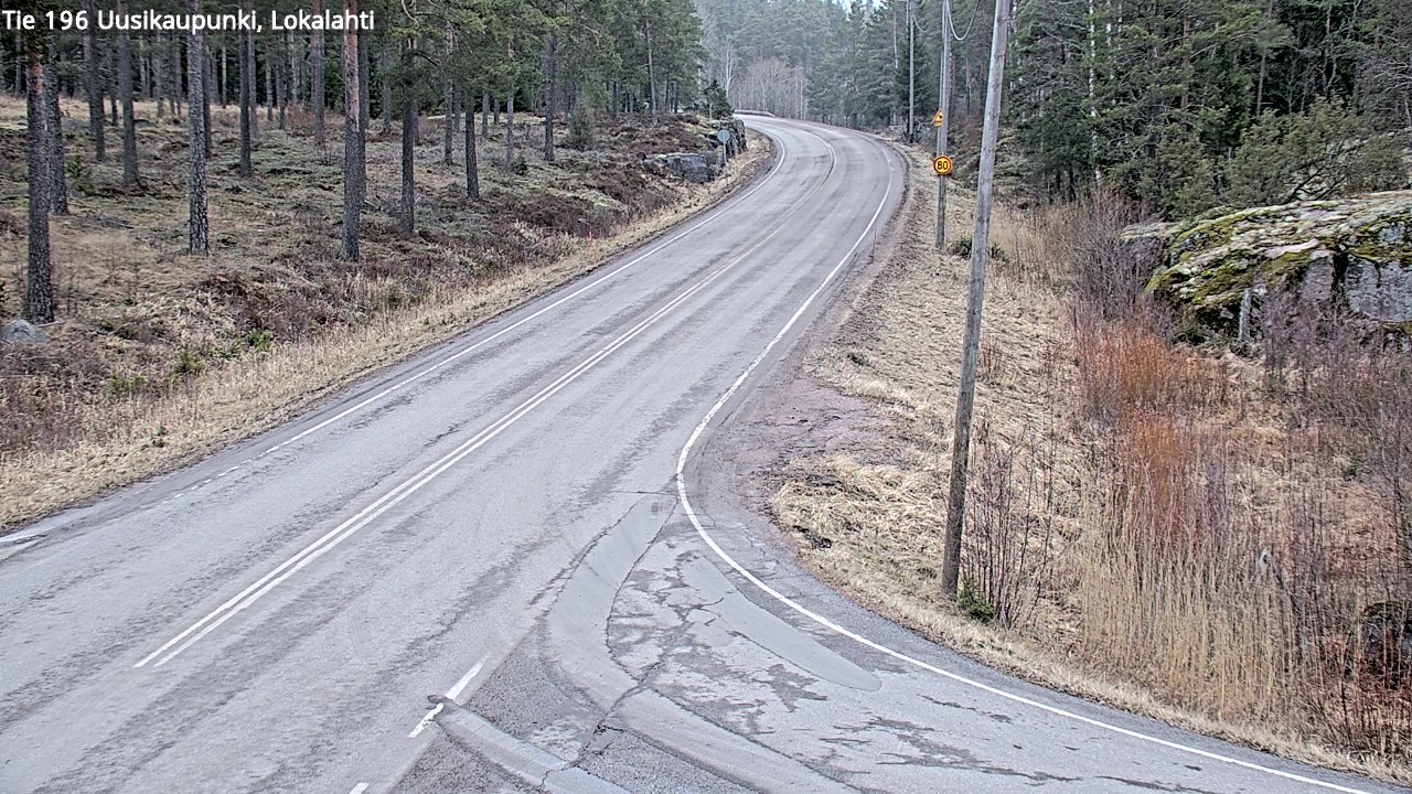 Kelikamerat Kuva Tie 196 Uusikaupunki, Lokalahti, Uusikaupunki, Varsinais-Suomi