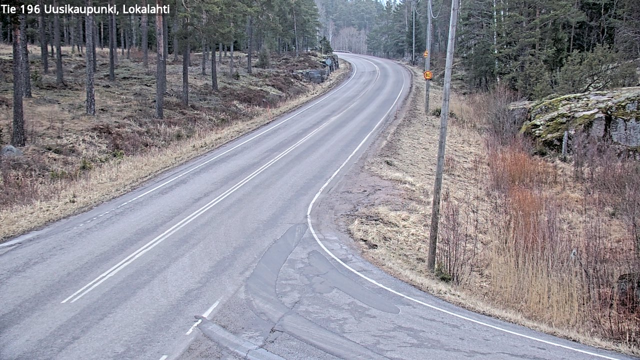 Kelikamerat Kuva Tie 196 Uusikaupunki, Lokalahti, Uusikaupunki, Varsinais-Suomi