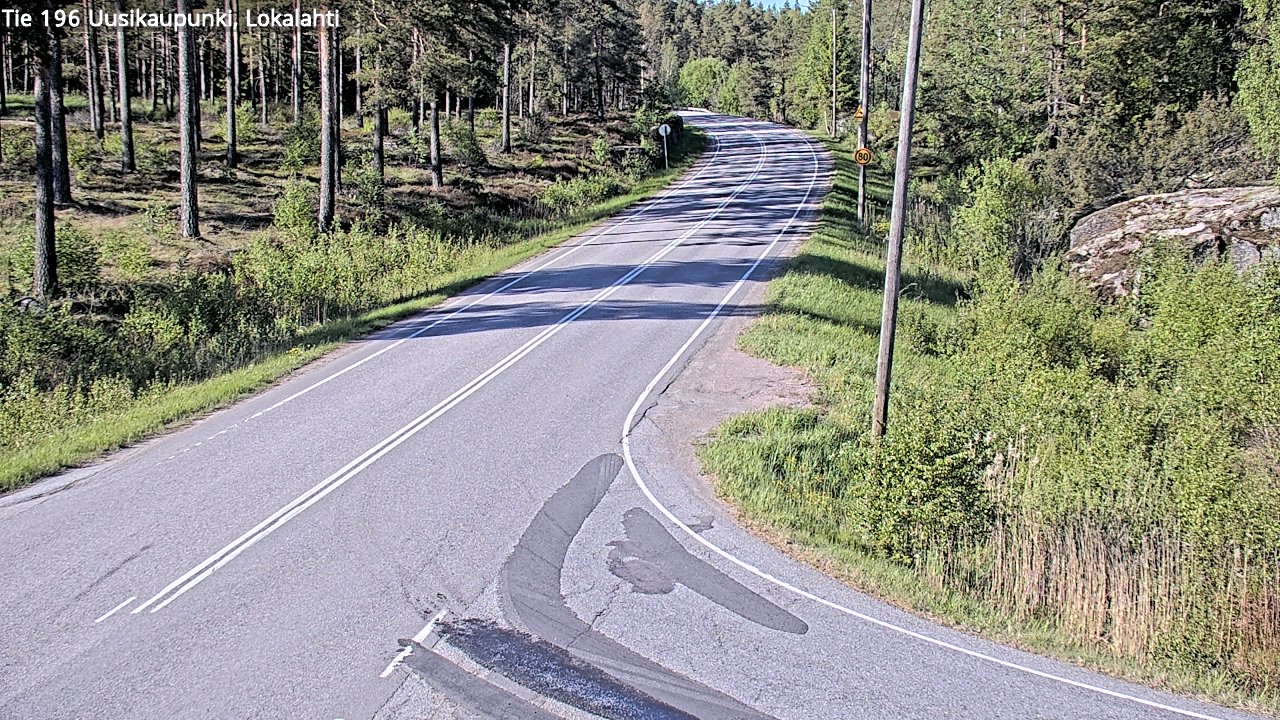 Kelikamerat Kuva Tie 196 Uusikaupunki, Lokalahti, Uusikaupunki, Varsinais-Suomi