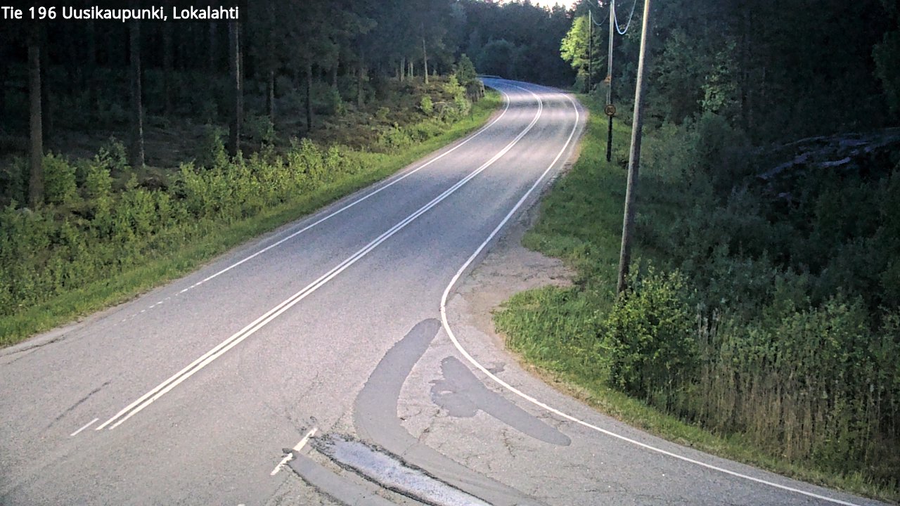Kelikamerat Kuva Tie 196 Uusikaupunki, Lokalahti, Uusikaupunki, Varsinais-Suomi