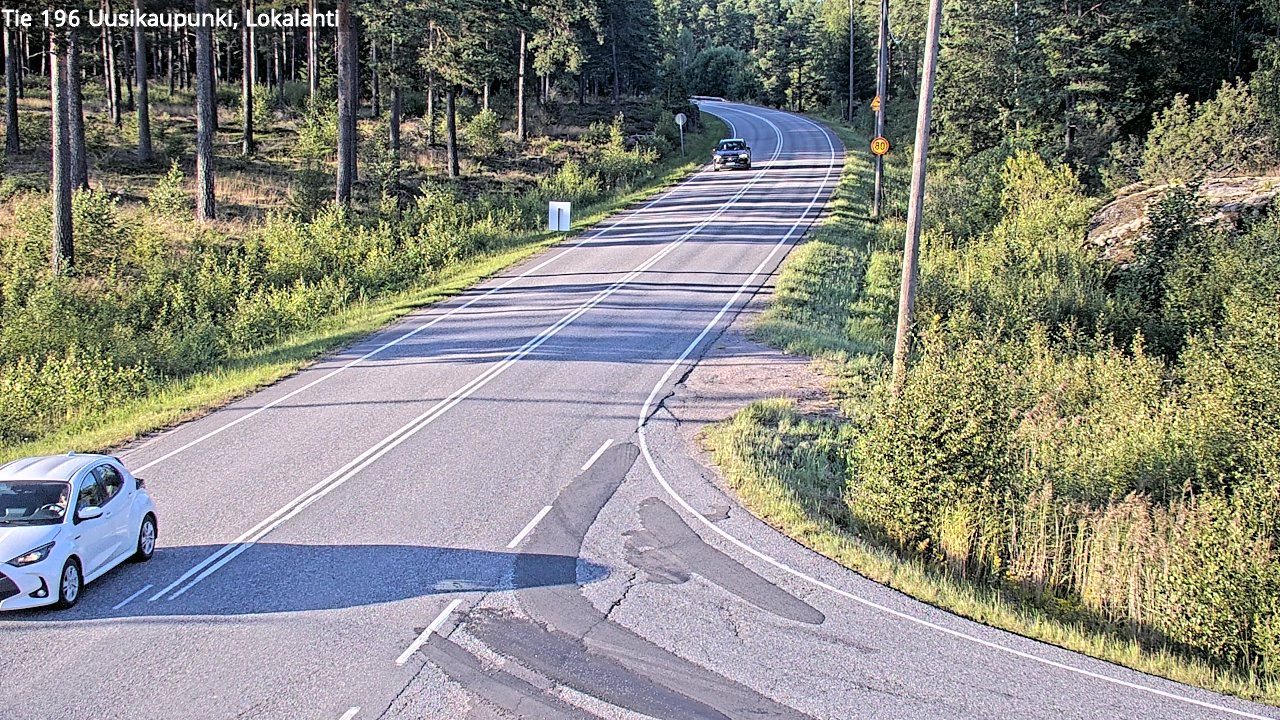 Kelikamerat Kuva Tie 196 Uusikaupunki, Lokalahti, Uusikaupunki, Varsinais-Suomi