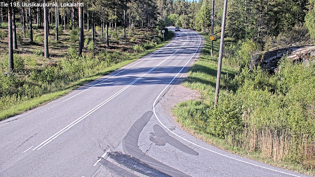 Kelikamerat Kuva Tie 196 Uusikaupunki, Lokalahti, Uusikaupunki, Varsinais-Suomi