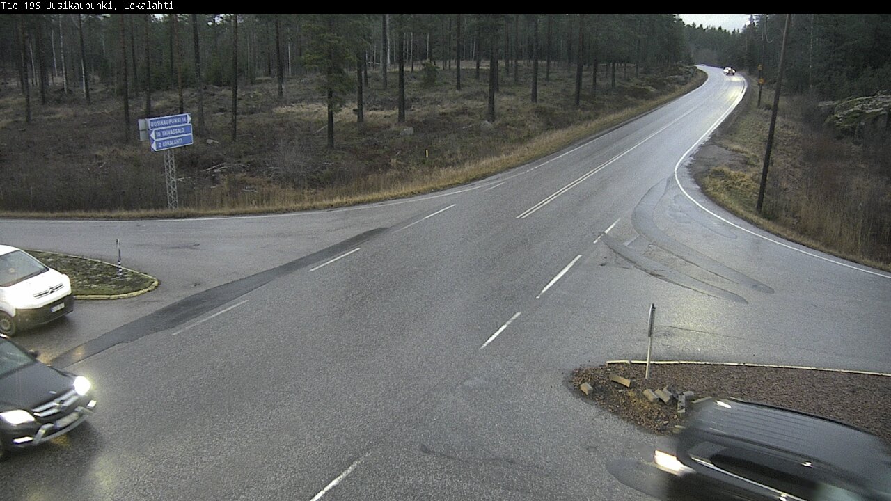 Weather Camera Image Väg 196 Nystad, Lokalax, Uusikaupunki, Varsinais-Suomi