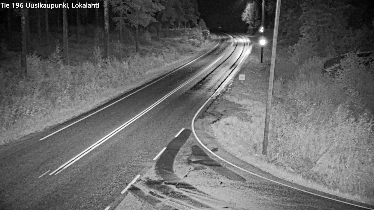Weather Camera Image Road 196 Uusikaupunki, Lokalahti, Uusikaupunki, Varsinais-Suomi