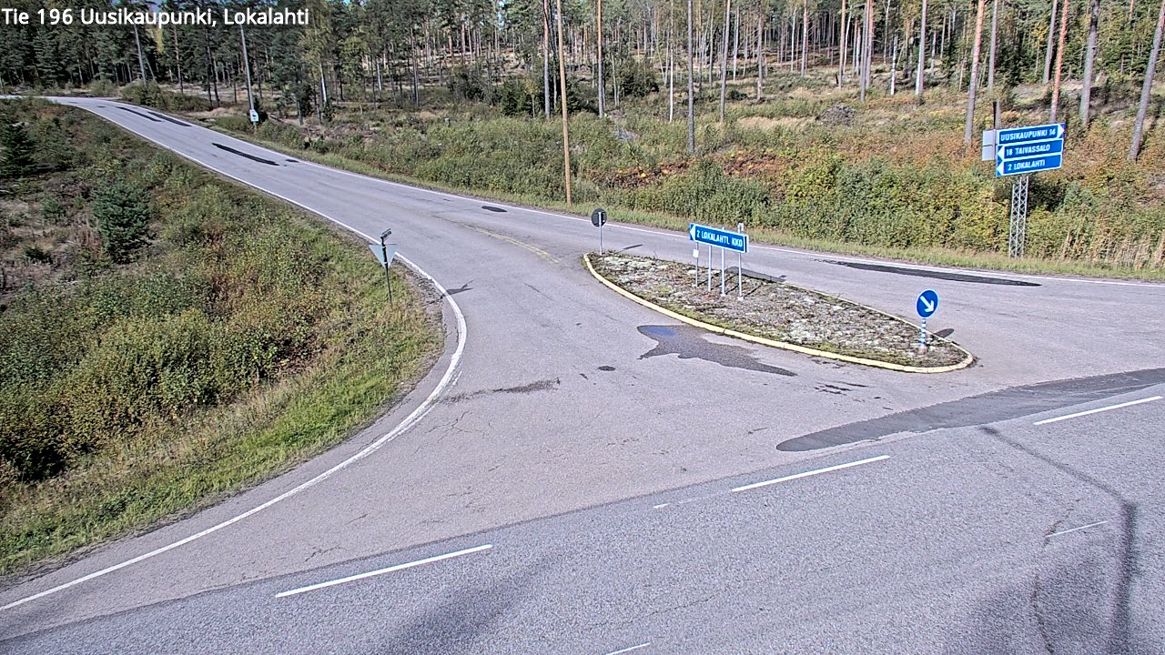 Kelikamerat Kuva Tie 196 Uusikaupunki, Lokalahti, Uusikaupunki, Varsinais-Suomi