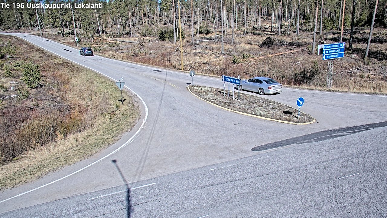 Kelikamerat Kuva Tie 196 Uusikaupunki, Lokalahti, Uusikaupunki, Varsinais-Suomi