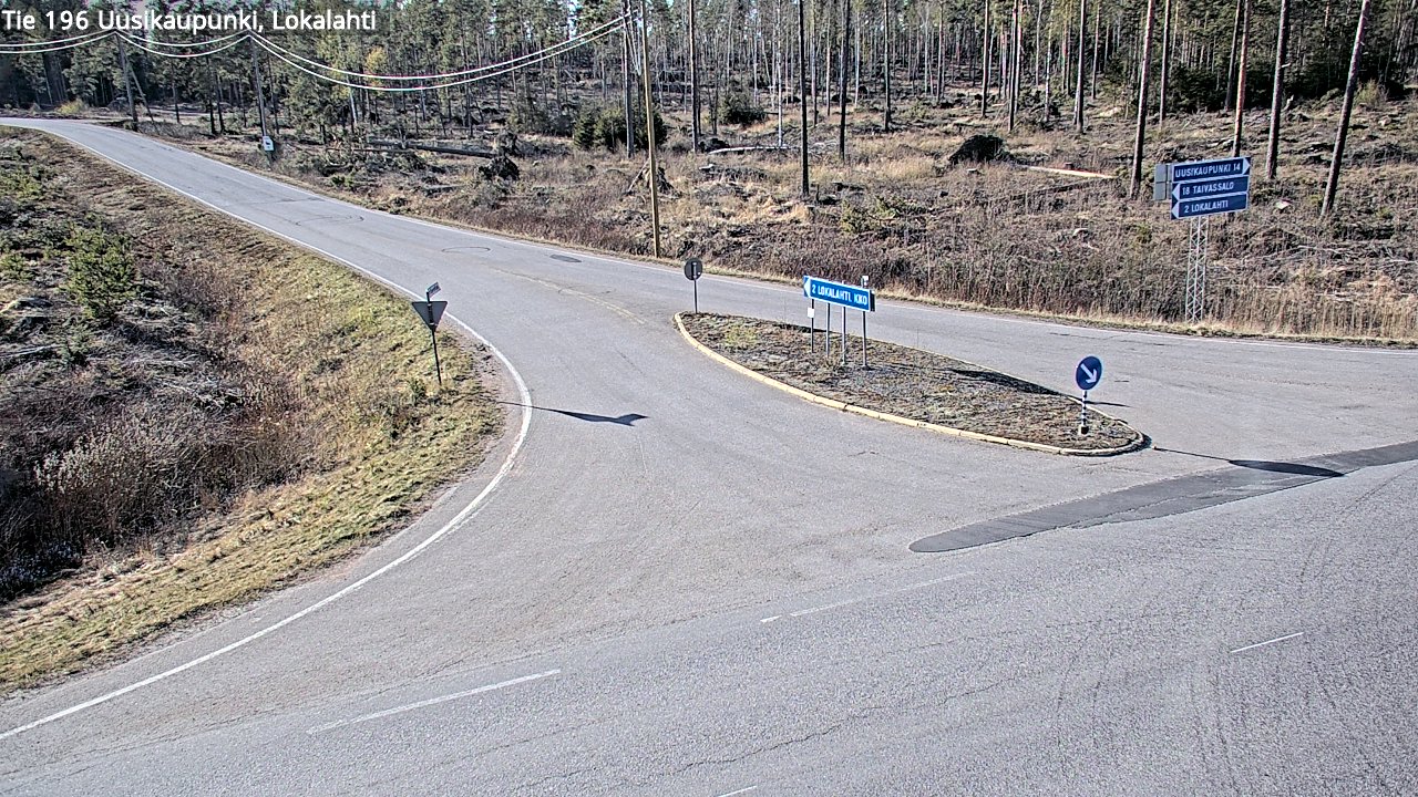Kelikamerat Kuva Tie 196 Uusikaupunki, Lokalahti, Uusikaupunki, Varsinais-Suomi