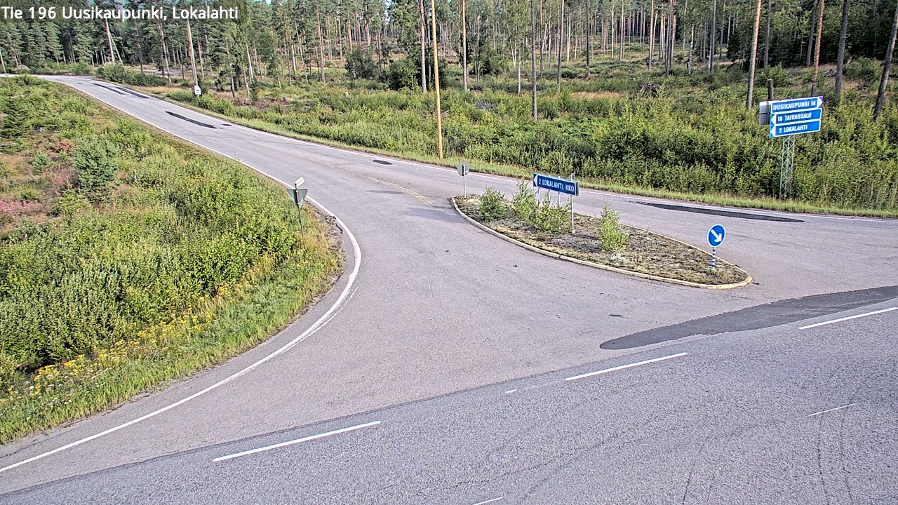 Kelikamerat Kuva Tie 196 Uusikaupunki, Lokalahti, Uusikaupunki, Varsinais-Suomi
