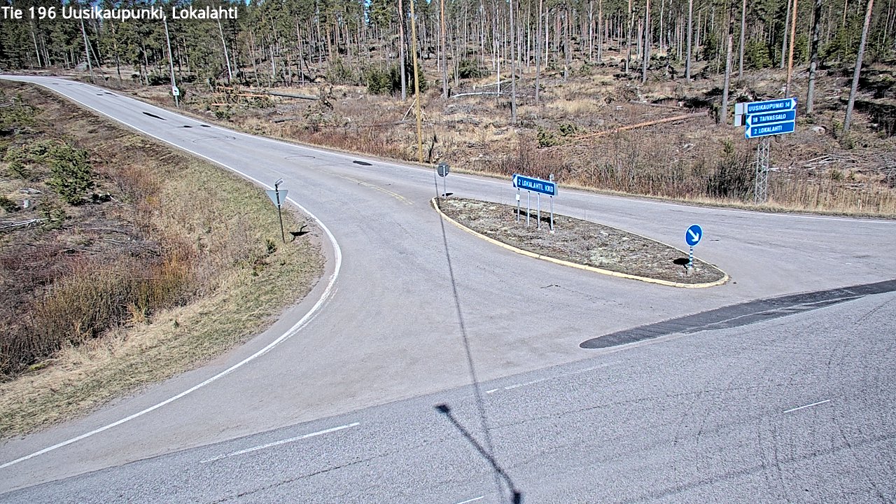 Kelikamerat Kuva Tie 196 Uusikaupunki, Lokalahti, Uusikaupunki, Varsinais-Suomi
