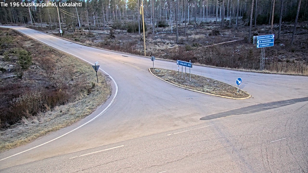 Kelikamerat Kuva Tie 196 Uusikaupunki, Lokalahti, Uusikaupunki, Varsinais-Suomi
