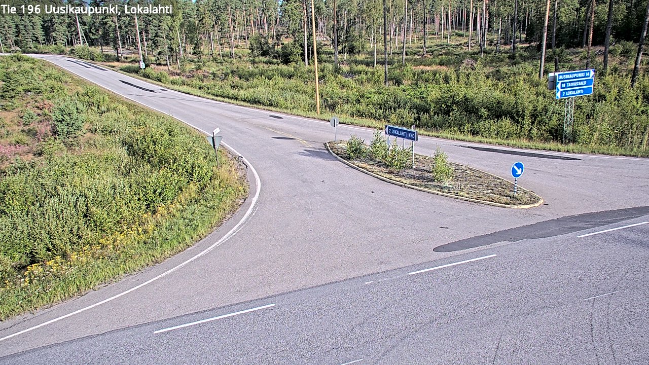 Kelikamerat Kuva Tie 196 Uusikaupunki, Lokalahti, Uusikaupunki, Varsinais-Suomi