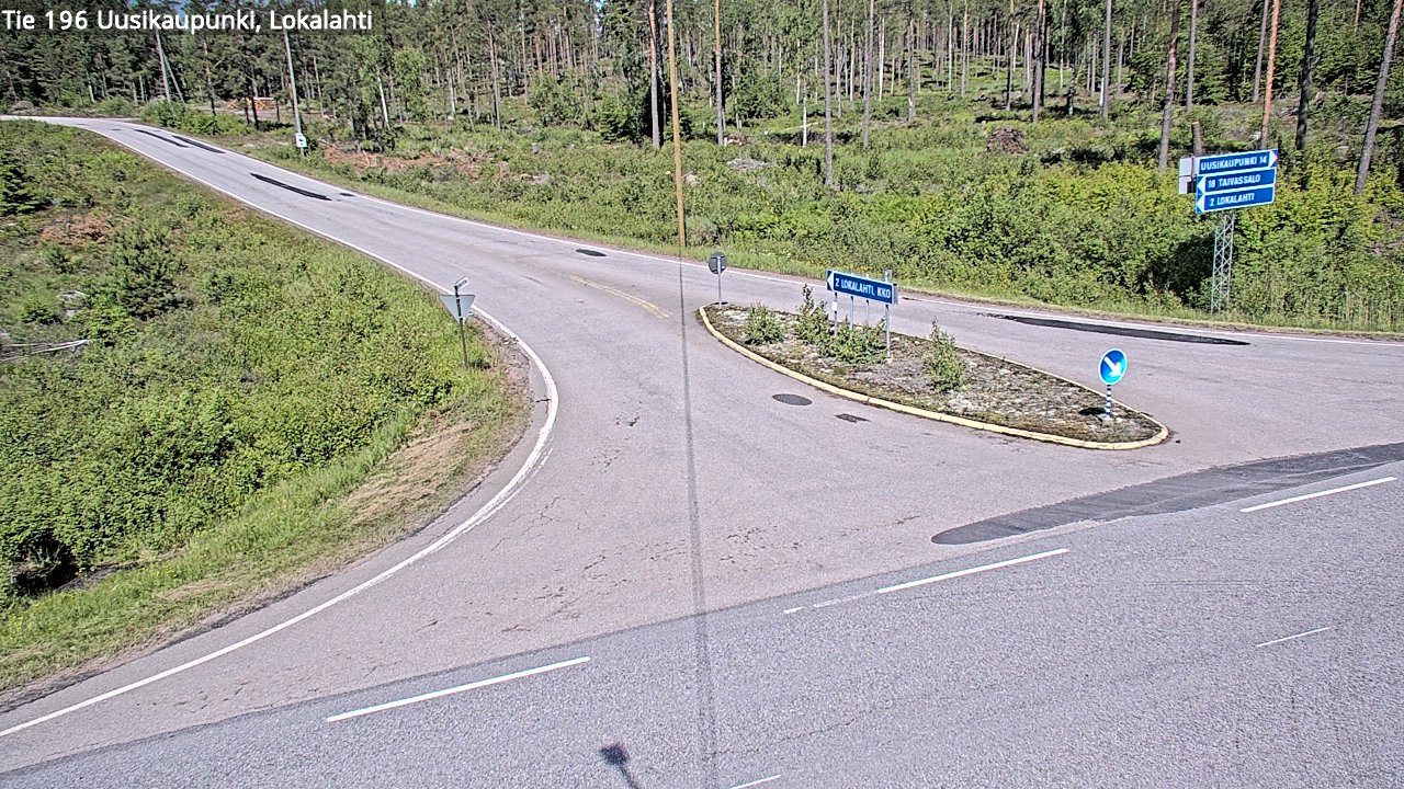 Kelikamerat Kuva Tie 196 Uusikaupunki, Lokalahti, Uusikaupunki, Varsinais-Suomi