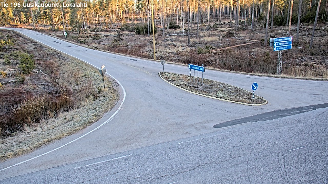 Kelikamerat Kuva Tie 196 Uusikaupunki, Lokalahti, Uusikaupunki, Varsinais-Suomi