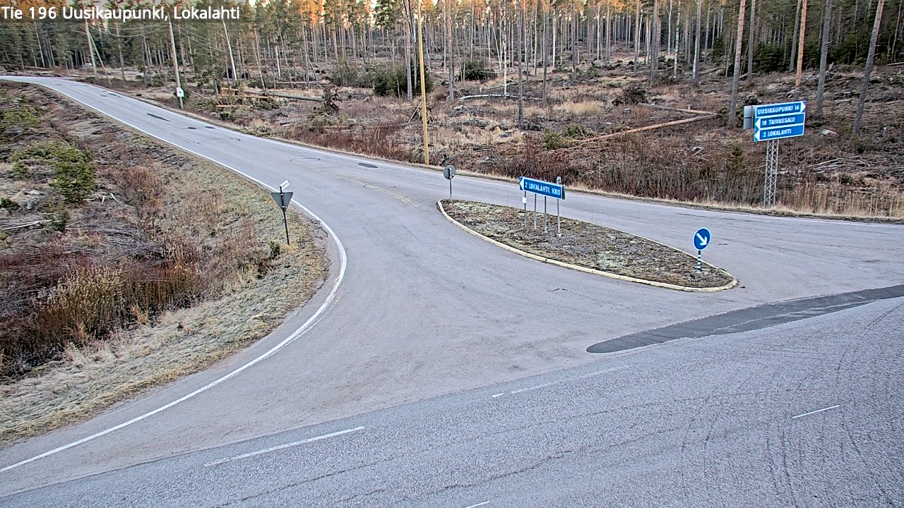 Kelikamerat Kuva Tie 196 Uusikaupunki, Lokalahti, Uusikaupunki, Varsinais-Suomi
