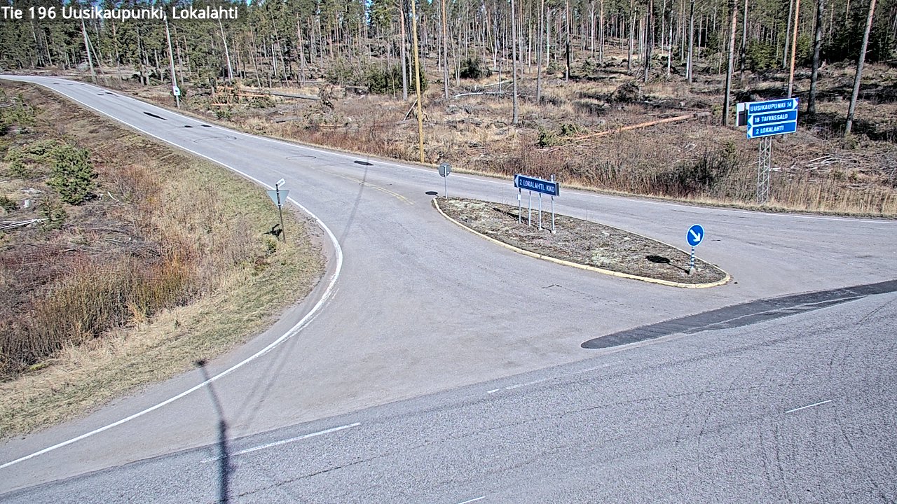 Kelikamerat Kuva Tie 196 Uusikaupunki, Lokalahti, Uusikaupunki, Varsinais-Suomi
