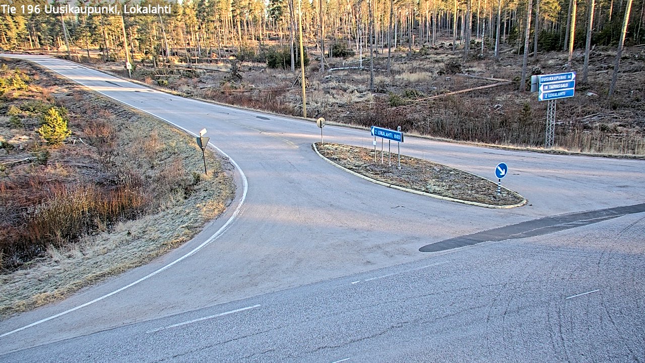 Kelikamerat Kuva Tie 196 Uusikaupunki, Lokalahti, Uusikaupunki, Varsinais-Suomi
