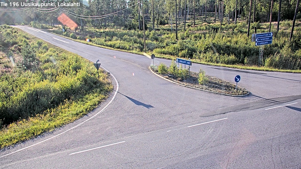 Kelikamerat Kuva Tie 196 Uusikaupunki, Lokalahti, Uusikaupunki, Varsinais-Suomi