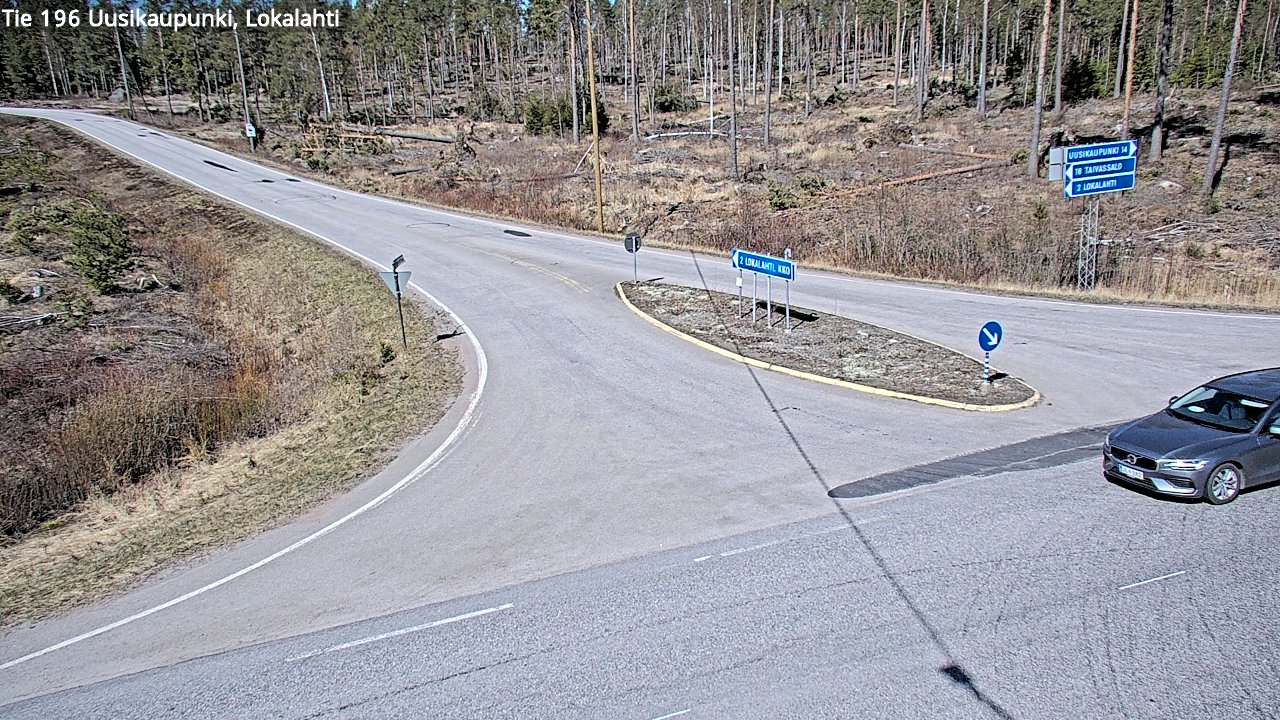 Kelikamerat Kuva Tie 196 Uusikaupunki, Lokalahti, Uusikaupunki, Varsinais-Suomi
